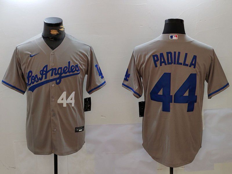 Men Los Angeles Dodgers #44 Padilla Grey Game 2024 Nike MLB Jersey style 12->indianapolis colts->NFL Jersey
